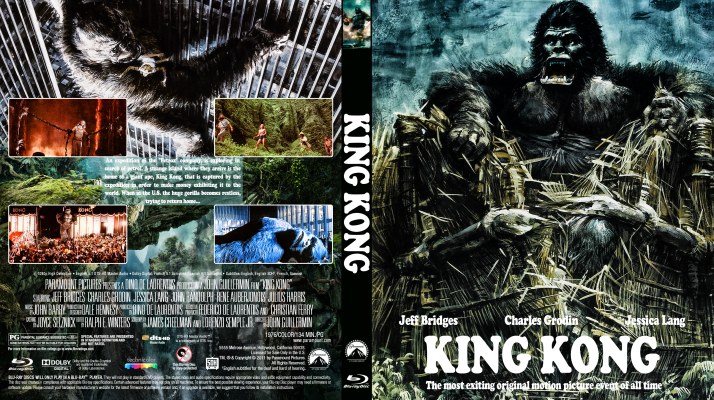 King Kong (1976) Custom Blu-ray Cover
