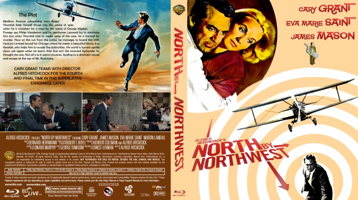 Click to view full size image
==============
North By Northwest (1959) Custom Blu-ray Cover
North By Northwest (1959) Custom Blu-ray Cover