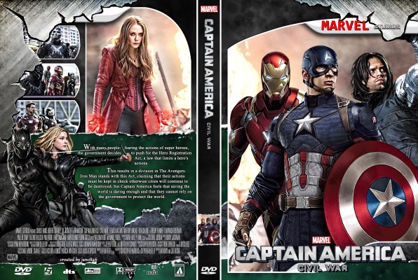 Click to view full size image
==============
Captain America Civil War Custom DVD Cover
Captain America Civil War Custom DVD Cover