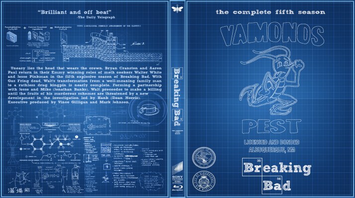 Click to view full size image
==============
Breaking Bad - Season 5 Custom Blu-ray Cover
Keywords: breaking bad season 5 Breaking Bad - Season 5 Custom Blu-ray Cover
Keywords: breaking bad season 5