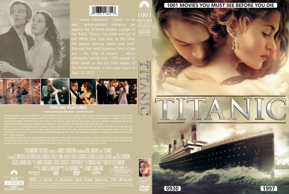 Click to view full size image
==============
Titanic (1997) Custom DVD Cover
1001 Movies You Must See Before You Die Collection
Titanic (1997) Custom DVD Cover
1001 Movies You Must See Before You Die Collection