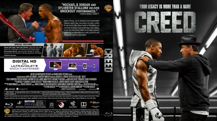 Click to view full size image
==============
Creed 2015 Custom Blu-ray Cover
Creed 2015 Custom Blu-ray Cover
