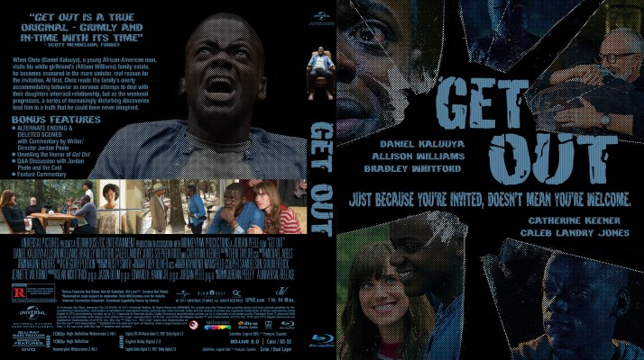 Click to view full size image
==============
Get Out 2017 Custom Blu-ray Cover
Get Out 2017 Custom Blu-ray Cover