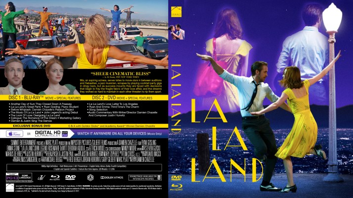 Click to view full size image
==============
La La Land 2016 Custom Blu-ray Cover
La La Land 2016 Custom Blu-ray Cover