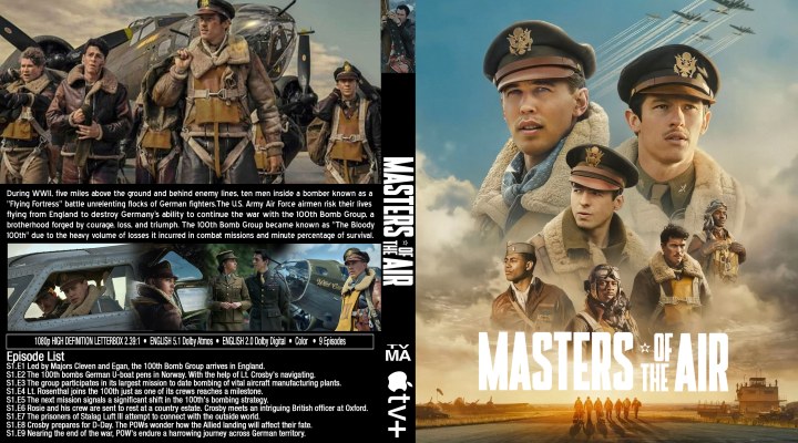 Click to view full size image
==============
Masters of The Air Mini Series Custom Blu-ray Cover
Apple TV Mini Series
Masters of The Air Mini Series Custom Blu-ray Cover
Apple TV Mini Series