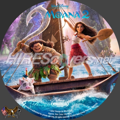 Click to view full size image
==============
Moana 2 2024 Custom UHD 4K Blu-ray Disc Label
4K V8
Moana 2 2024 Custom UHD 4K Blu-ray Disc Label
4K V8