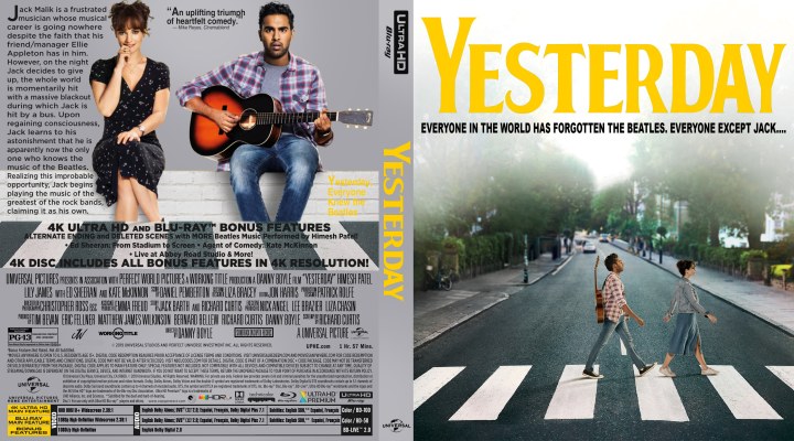 Click to view full size image
==============
Yesterday (2019) Custom UHD 4K Blu-ray Cover
Yesterday (2019) Custom UHD 4K Blu-ray Cover