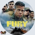Fury 2014 Custom Blu-ray Disc Label