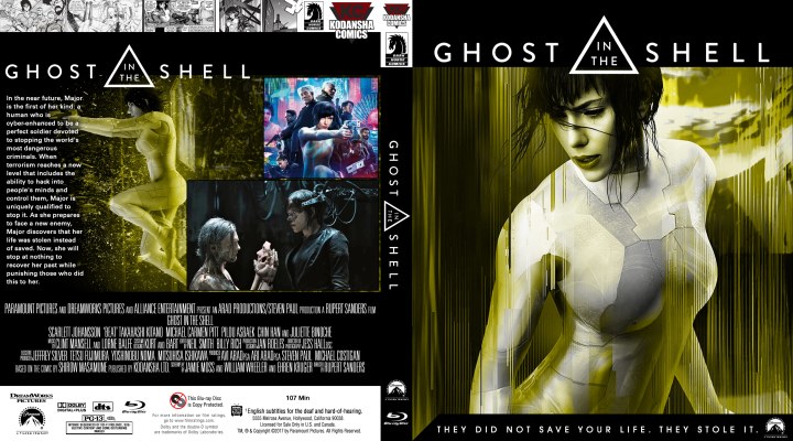 Ghost In The Shell (2017) Custom Blu-ray Cover
Custom "Manga" collection cover for Ghost in the Shell
Keywords: manga