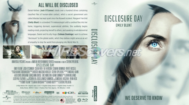 Disclosure Day (2026) Custom UHD 4K Blu-ray Cover
