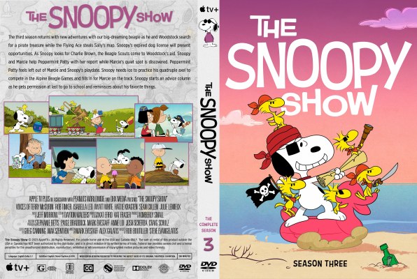 Click to view full size image
==============
The Snoopy Show - Season 3 Custom DVD Cover
The Snoopy Show - Season 3 Custom DVD Cover