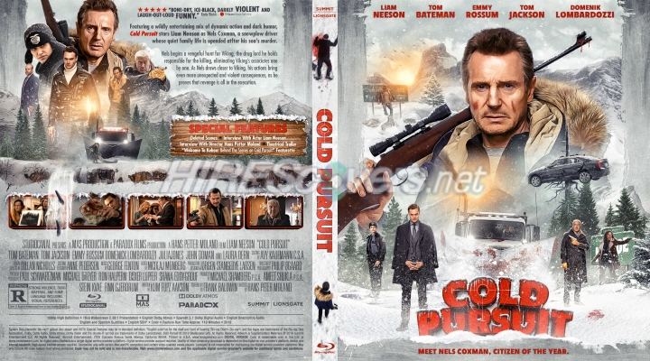 Cold Pursuit (2019) DVD Cover, DVD Label, Blu-Ray Cover, Blu-Ray Label