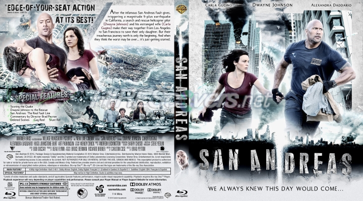 San Andreas Custom Blu-ray Cover
Cover Of The Month Winner October 2015
