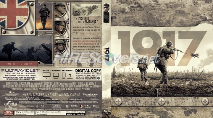 1917 DVD Cover, DVD Label, Blu-Ray Cover, Blu-Ray Label