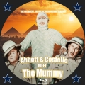 Abbott & Costello Meet the Mummy (1955) Custom Blu-ray Disc Label