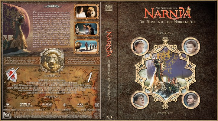 Chronicles of Narnia: The Voyage of The Dawn Treader, The (2010) Custom Blu-ray Cover

