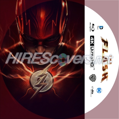 The Flash (2023) Custom UHD 4K Blu-ray Disc Label
Keywords: dc