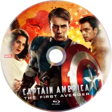 Captain America The First Avenger  (2011) Blu-ray Disc Label