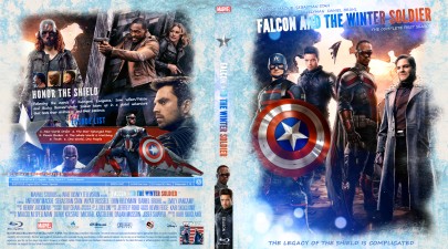 Falcon and the Winter Soldier Season 1 (2021) Blu-ray Cover