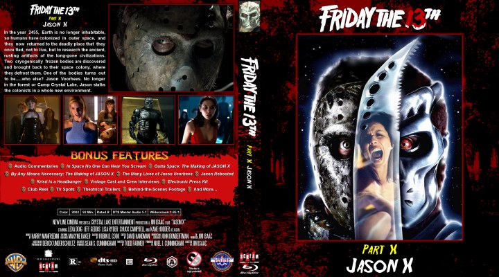 Jason X (2002) - Version B  Custom Blu-ray Cover
Shout Factory Deluxe Set.
