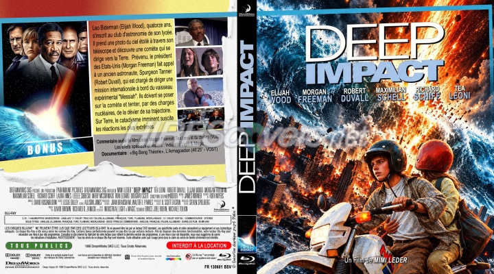 Deep Impact (1998) Custom Blu-ray Cover
