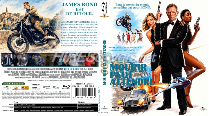 Click to view full size image
==============
No Time to Die (2021) Custom Blu-ray Cover
No Time to Die (2021) Custom Blu-ray Cover