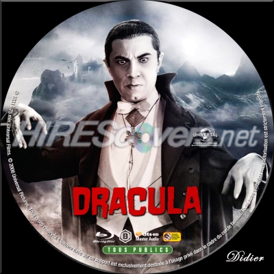 Dracula Custom Blu-ray Disc Label
