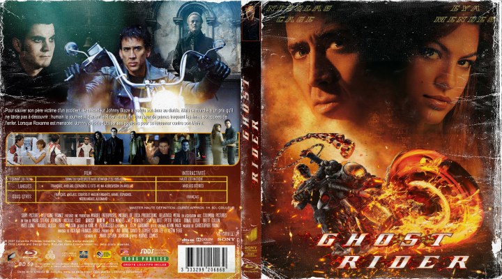 Click to view full size image
==============
Ghost Rider (2007) Custom Blu-ray Cover
Ghost Rider (2007) Custom Blu-ray Cover