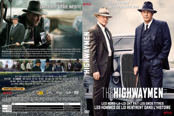 The Highwaymen (2019) Custom DVD Cover
