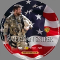American Sniper (2015) Custom DVD Disc Label