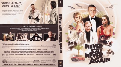 Never Say Never Again (1983) Blu-ray Cover
