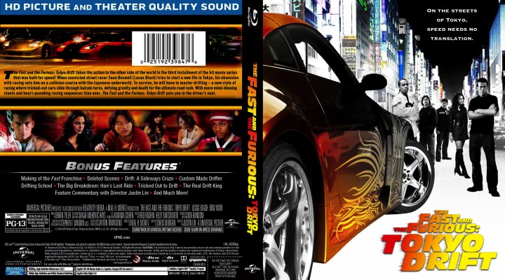 The Fast And The Furious: Tokyo Drift (2006) Custom Blu-ray Cover
